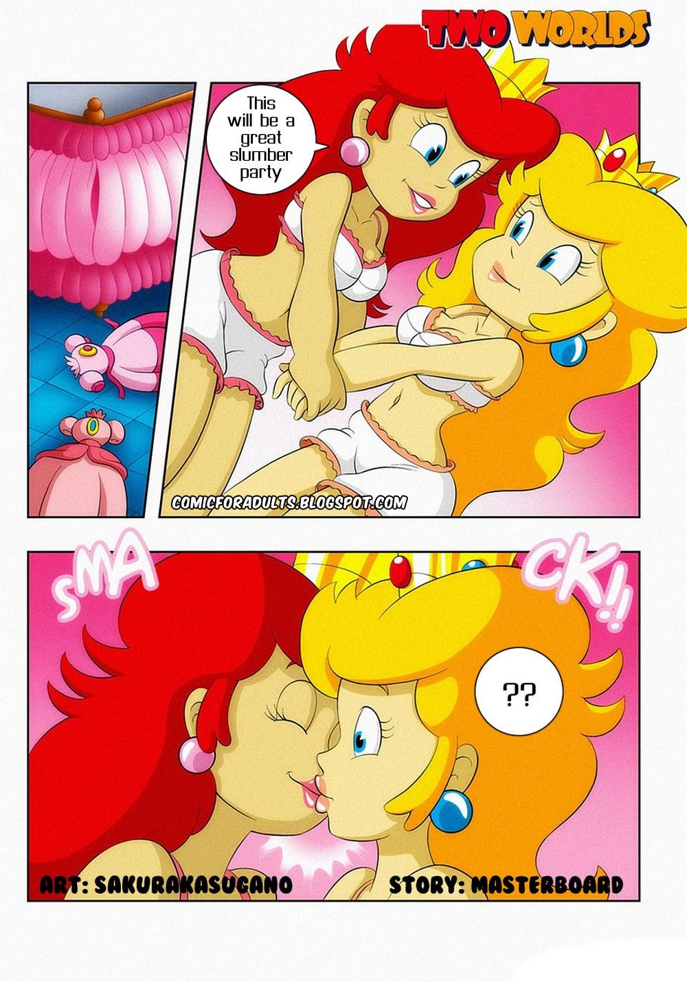 Two Worlds- Princess Peach